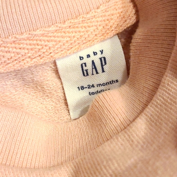 Gap Sweatshirt Tunic Floral Detail and Striped Tea Collection Leggings 18-24 - Picture 4 of 5